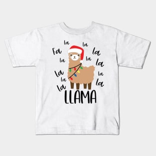 La La La Llama Kids T-Shirt